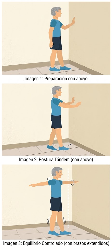 Equilibrio en línea recta